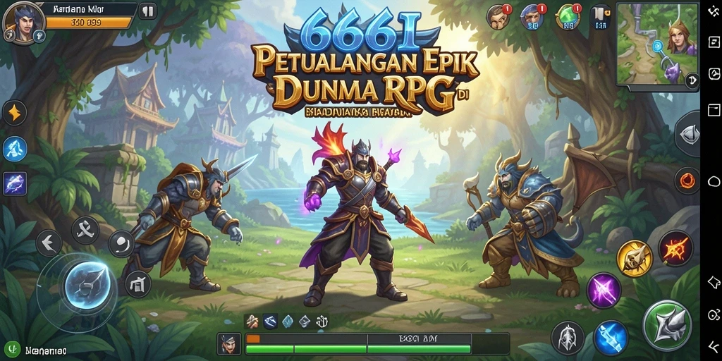 Tampilan gameplay menarik dari 666I dengan aksi RPG seru.