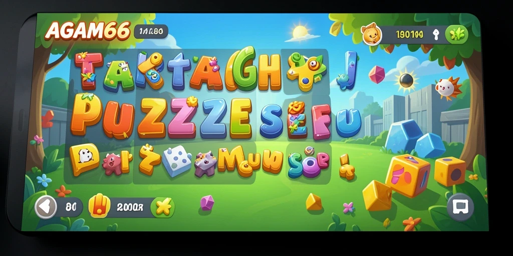 Tampilan seru gameplay AGAM66 dengan tantangan puzzle yang menarik.