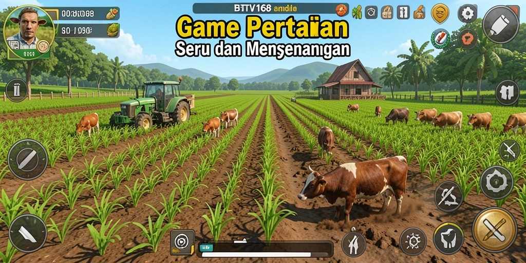 Gameplay BTV168 yang menarik dengan fitur pertanian interaktif.