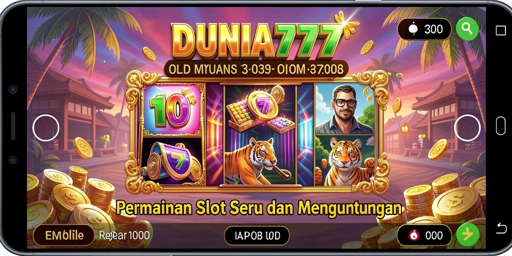 Tampilan gameplay DUNIA777 yang menegangkan dan menghibur.
