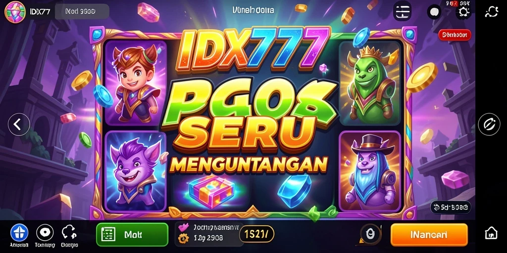 Tampilan gameplay Slot yang menawan dan interaktif di IDX777.