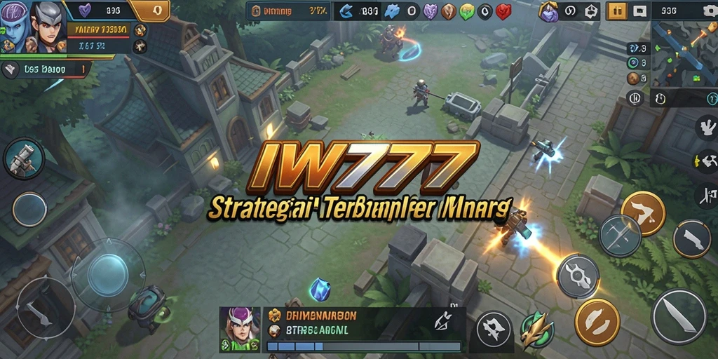 Screenshot gameplay IW777 menampilkan taktik strategi yang menegangkan.