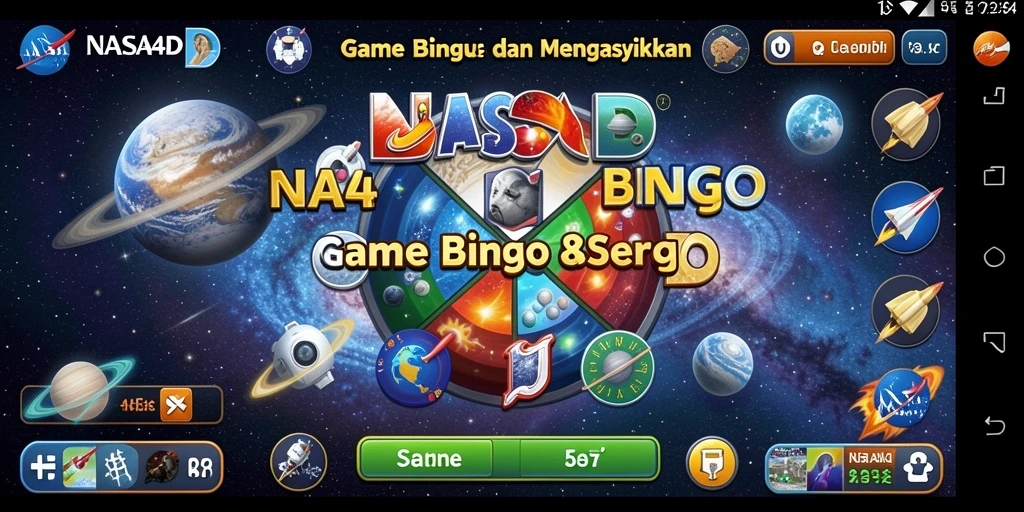 Tampilan gameplay seru di NASA4D dengan teman-teman.