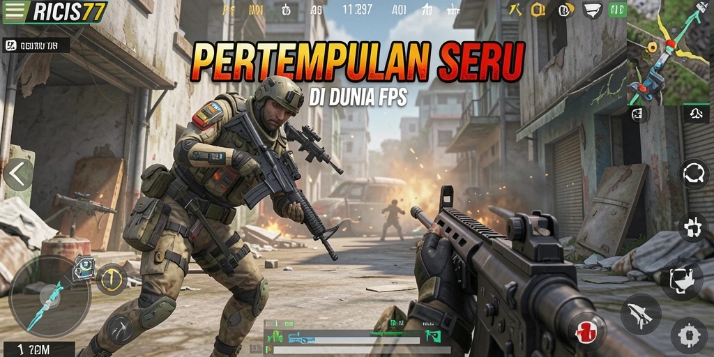 Gambaran gameplay menarik dari RICIS77 yang penuh aksi.